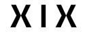 XIX London logo